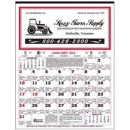 Picture of 12-Sheet Almanac Calendar -10\" x 13-1/2\"