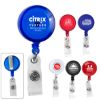 Picture of 30” Cord Round Retractable Badge Reel and Badge Holder with Metal Slip Clip Attachment