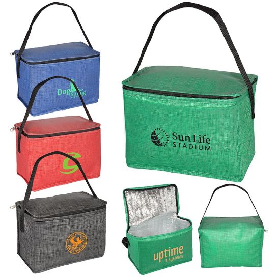 Picture of 6 Pack Tonal Non-Woven Cooler Bag 