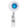 Picture of \"Bellefontaine Vl\" 30” Cord Round Retractable Badge Reel And Badge Holder With Rotating Alligator Clip Attachment