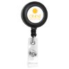 Picture of \"Bellefontaine Vl\" 30” Cord Round Retractable Badge Reel And Badge Holder With Rotating Alligator Clip Attachment