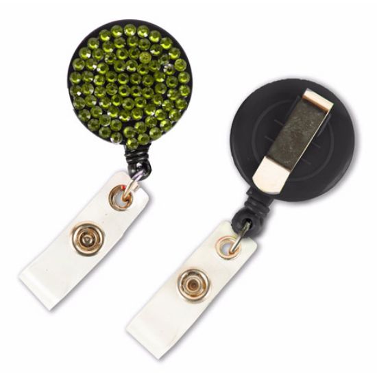Picture of Bling Rhinestone Retractable Badge Reel