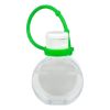 Picture of “CirPal Connect” 1 oz Compact Hand Sanitizer Antibacterial Gel in Round Flip-Top Squeeze Bottle with Colorful Silicone Leash