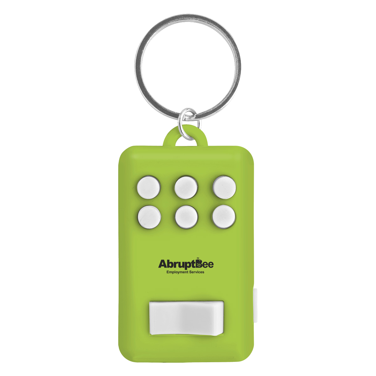 Customized Products. Fun Key Ring With Light Keychain