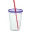 Picture of Jewel 16oz Tumbler w/ Lid & Straw