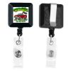 Picture of Kent Vl\" 30” Cord Square Retractable Badge Reel And Badge Holder With Metal Slip Clip Attachment