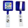 Picture of Kent Vl\" 30” Cord Square Retractable Badge Reel And Badge Holder With Metal Slip Clip Attachment