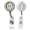 Picture of \"Marion Matte\" 24” Cord Round Matte Solid Metal Retractable Badge Reel And Badge Holder