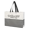 Picture of Non-Woven Horizontal Stripe Tote Bag