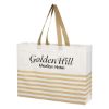 Picture of Non-Woven Horizontal Stripe Tote Bag