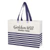 Picture of Non-Woven Horizontal Stripe Tote Bag