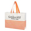 Picture of Non-Woven Horizontal Stripe Tote Bag