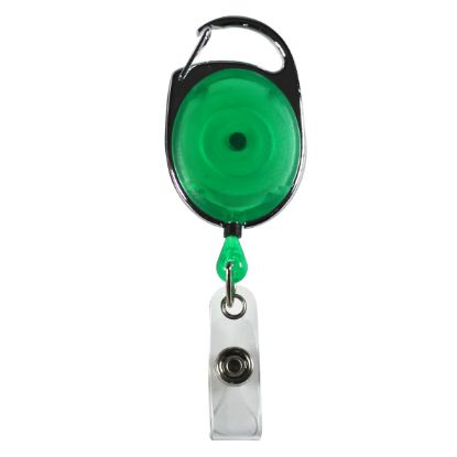 Picture of \"Oberlin\" 30” Cord Retractable Carabiner Style Badge Reel and Badge Holder (Patent D539,122)