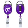 Picture of \"Oberlin\" 30” Cord Retractable Carabiner Style Badge Reel and Badge Holder (Patent D539,122)