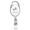 Picture of \"Oberlin\" 30” Cord Retractable Carabiner Style Badge Reel and Badge Holder (Patent D539,122)