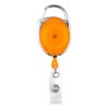 Picture of  \"Oberlin Pi\" 30” Cord Photoimage ® Full Color Imprint* Retractable Carabiner Style Badge Reel And Badge Holder (Patent D539,122)