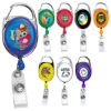 Picture of  \"Oberlin Pi\" 30” Cord Photoimage ® Full Color Imprint* Retractable Carabiner Style Badge Reel And Badge Holder (Patent D539,122)