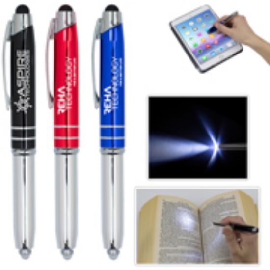 Picture of Pen with Stylus and 5 Lumen LED light