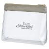 Picture of Sadie Satin Clear Cosmetic Bag/Pouch