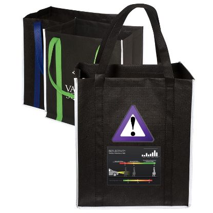 Picture of REFLECTIVE METRO ENVIRO-SHOPPER TOTE BAG