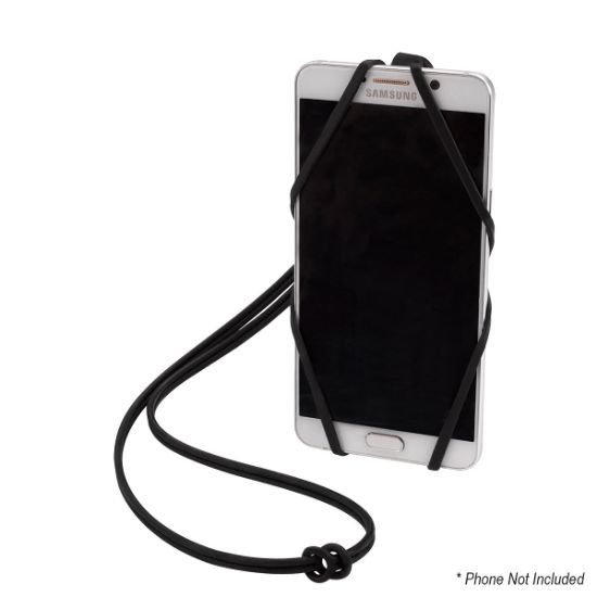 Picture of SILICONE LANYARD WITH PHONE HOLDER & WALLET