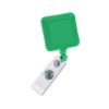 Picture of Square Badge Reel W/ Fixed Bulldog Clip