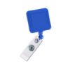 Picture of Square Badge Reel W/ Fixed Bulldog Clip