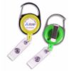 Picture of Transparent Carabiner Retractable Badge Holder/Reel