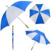 Jumbo Golf Blue and White  Umbrella with Logo