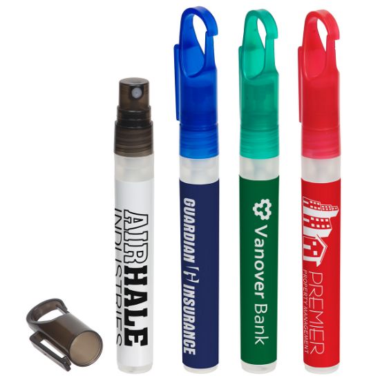 Customized Hand Sanitizer with carabiner 