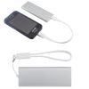 Picture of Custom Slim Aluminum Cell Phone Power Bank Charger w/ Micro USB Cable Wrist Strap - UL Certified 