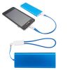 Picture of Custom Slim Aluminum Cell Phone Power Bank Charger w/ Micro USB Cable Wrist Strap - UL Certified 
