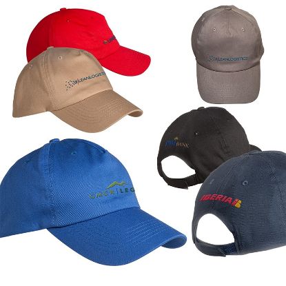 Picture of 5 Panel Unstructured Cap With Logo