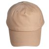 Tan 5 Panel Unstructured Cap