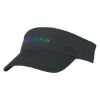 Black Budget Saver Non-Woven Visor cap