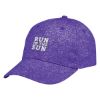 Purple Heathered Jersey Cap