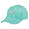 Teal Heathered Jersey Cap