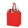 Red Non-Woven Avenue Shopper Tote Bag
