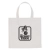 White Non-Woven Mini Brochure Promotional  Tote Bag