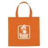 Orange Non-Woven Mini Brochure Tote Bag