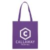 Purple Non-Woven Economy Tote Bag