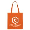 Orange Non-Woven Economy Tote Bag