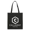 Black Non-Woven Economy Tote Bag