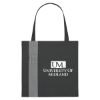 Black with Gray Non-Woven Colony Tote Bag