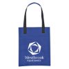 Royal Blue Non-Woven Turnabout Brochure Tote
