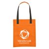 Orange Non-Woven Turnabout Brochure Tote