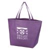 Purple Non-Woven Shopper Tote Bag