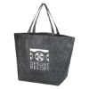 Black Non-Woven Shopper Tote Bag