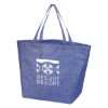 Blue Non-Woven Shopper Tote Bag
