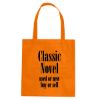 Orange Non-Woven Promotional Tote Bag